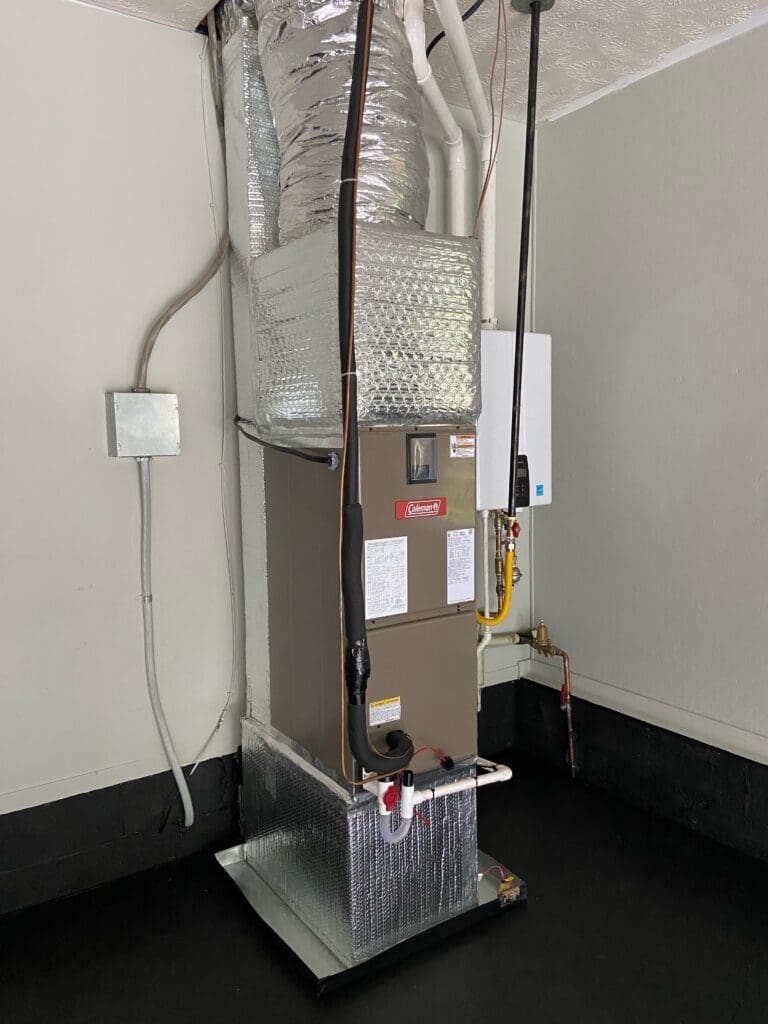 Newly installed furnace