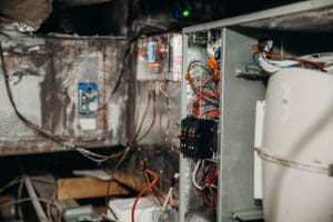 Furnace in Attic